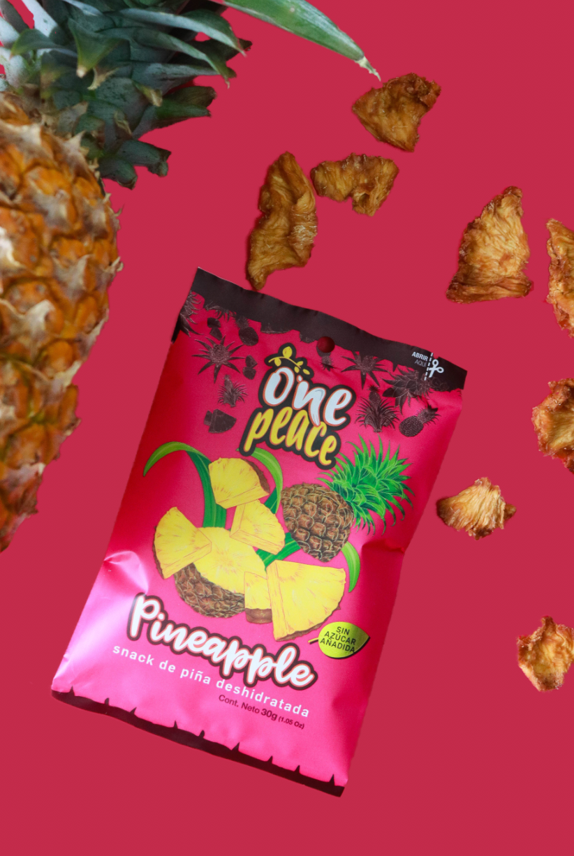 Piña Deshidratada Snack "Pack"