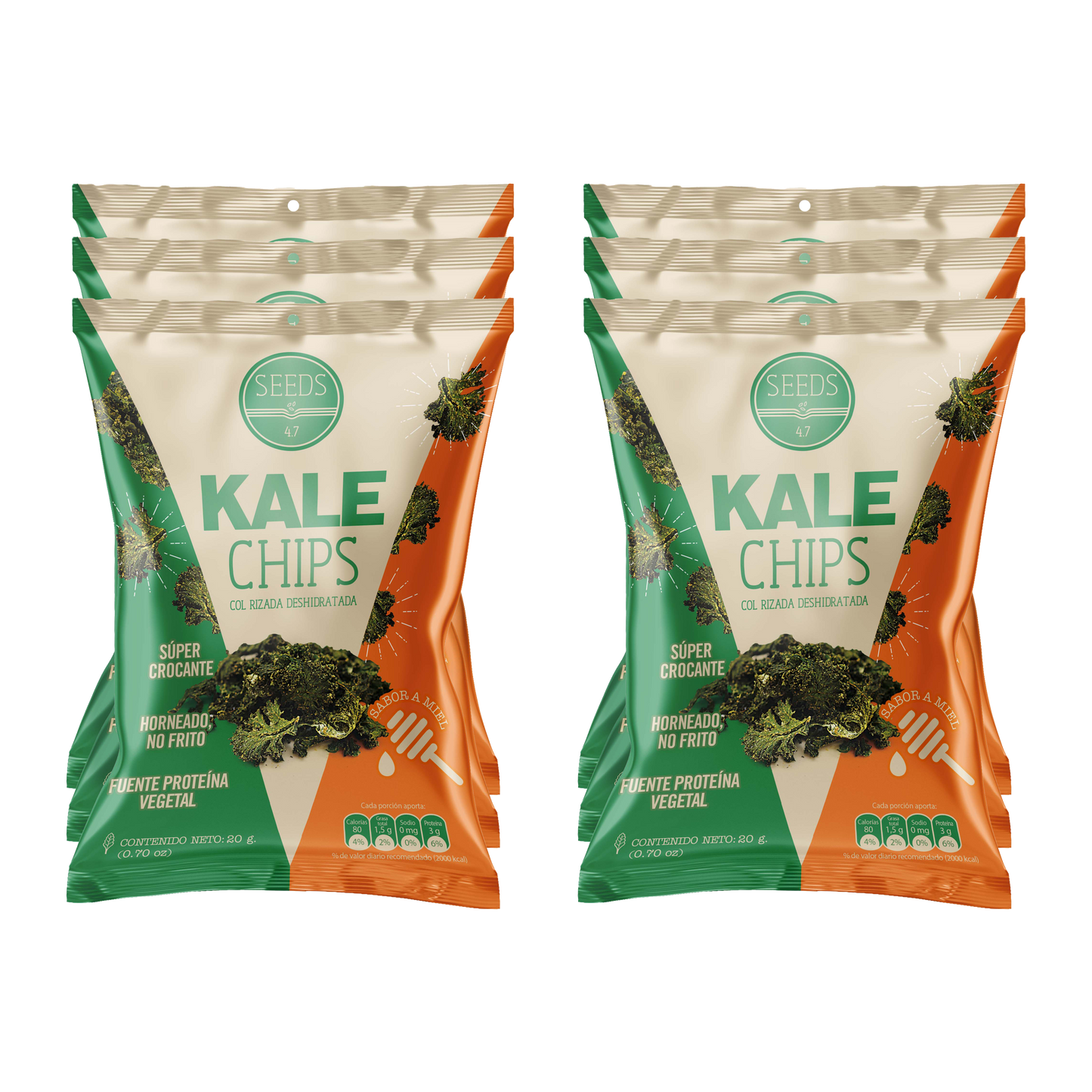 Kale Chips Miel 20 g